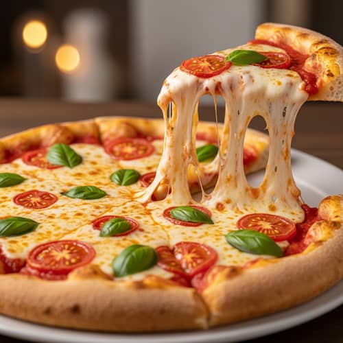 3D Pizza - Delicious Fresh Slice Ready To Be Served
