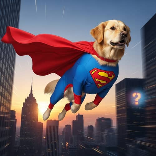 Superhero Dog: A Canine with Powers to Help and Protect