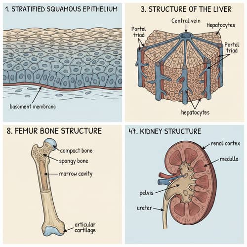Detailed Anatomical Diagrams for Key Body Structures