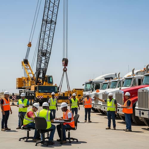 Asateel Rig Movers: Organized Chaos & Mechanical Prowess