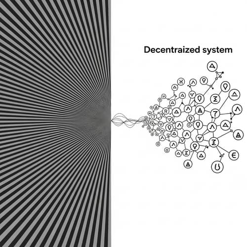 Centralized vs Decentralized Naming Systems - A Visual Contrast
