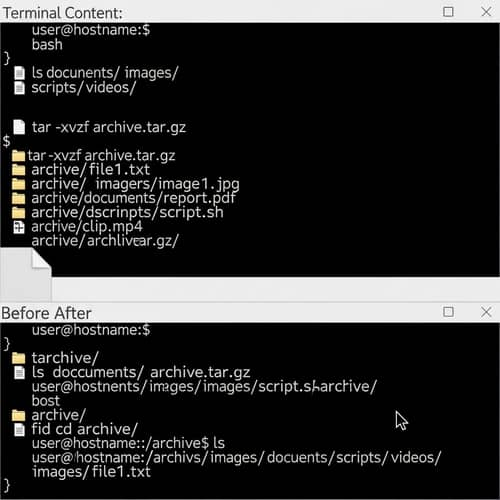 Efficient Unix File Compression using Tar Command | Linux Tutorials