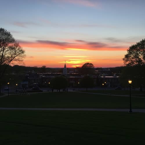 Tranquil Southborough Sunset Scenery