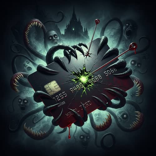 Eerie and Terrifying Credit Card Image
