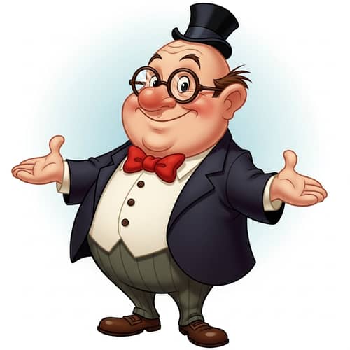 Whimsical Cartoon Character Design | Vintage Animation Style
