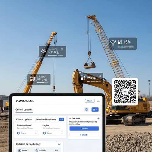 V-Watch SMS Platform for IOT Device Management in Construction Site