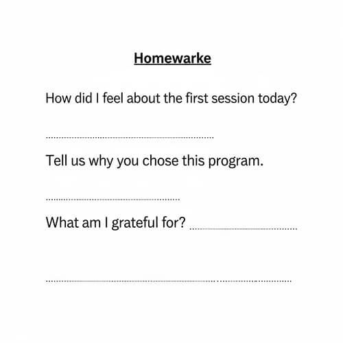 Reflecting on First Session Feelings: Engage, Choose, Express