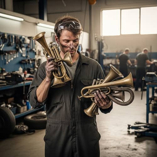 Vintage Car Horns: Mechanical Enthusiast's showcase