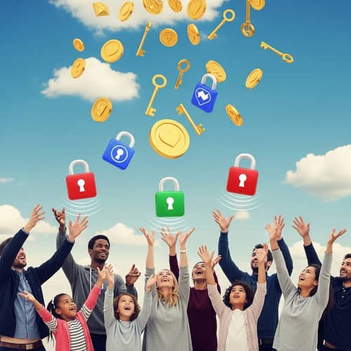 Magical Token Rain: Spread Joy & Connection Among Diverse Individuals