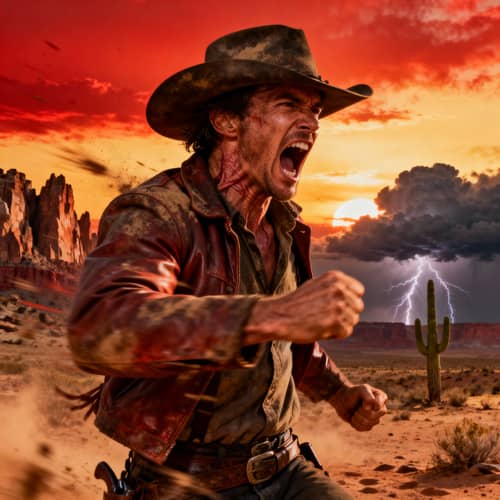 Epic Western Punch: Outburst of Anger