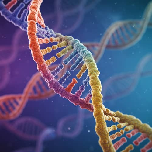 Stunning DNA Background Image of Genes