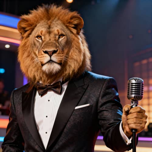 Lion Contest Host Image Without Background