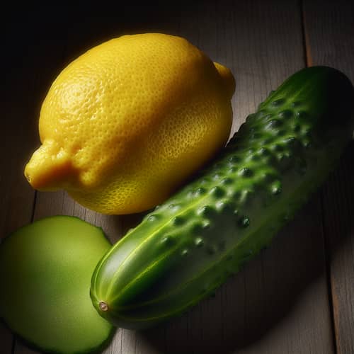 Vibrant Lemon and Fresh Cucumber - Natural Bounty Image