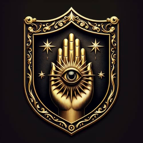 Detailed Escutcheon Family Shield with Acutus Serpentine Edge