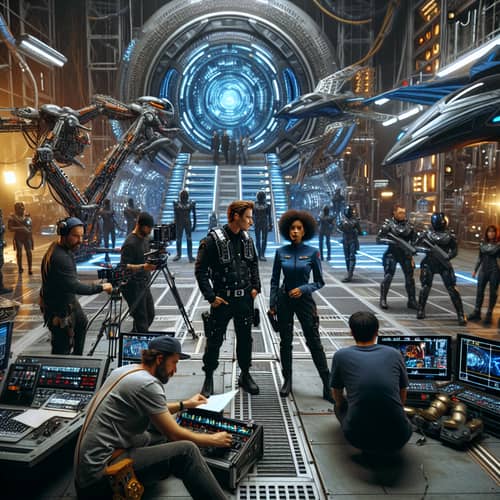 Futuristic Sci-Fi Movie Production | Advanced Set & Props