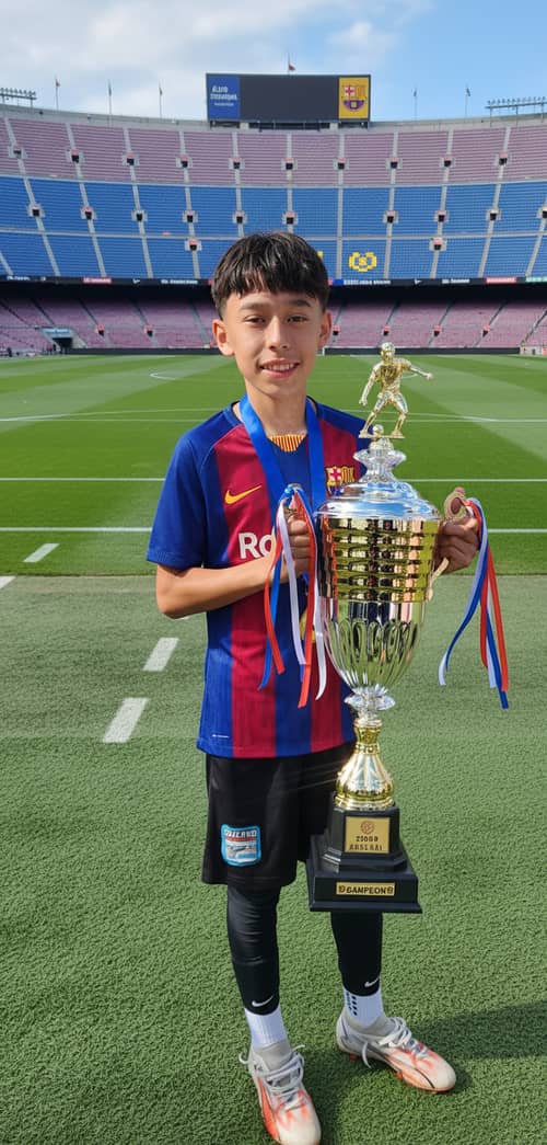 Camp Nou Stadium: Barcelona FC Jersey Background
