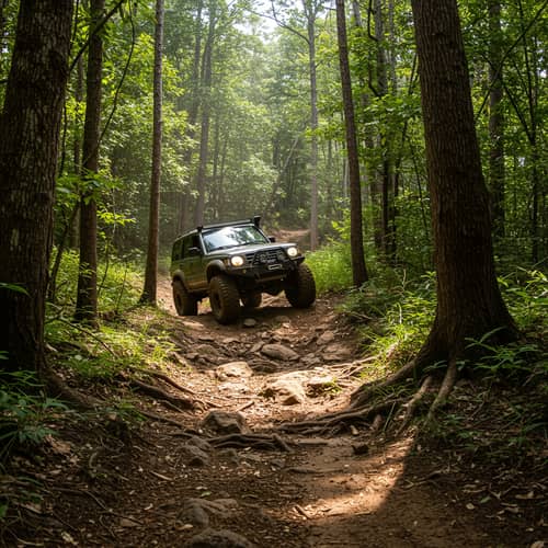 Extreme Offroad Trails in the Jungle