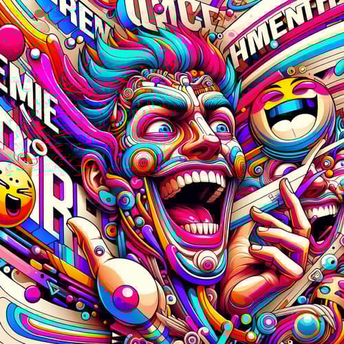 Internet Culture Illustration: Satirical & Playful Style