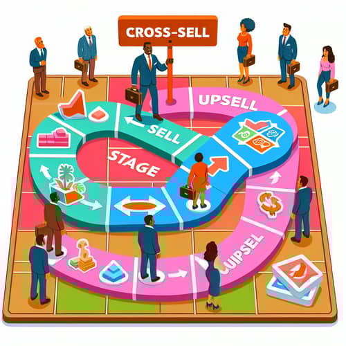Cross-Sell and Upsell Stage in Marketing Funnel | Diverse Board Game Scene