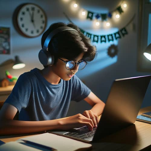 Late Night Study Session | Ramadan Theme | Online Learning