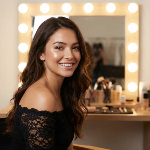 Glamorous Portrait of a Stunning Young Woman