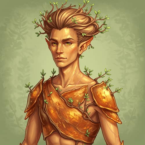 Kaël: The Human-Plant Herbalist Avatar