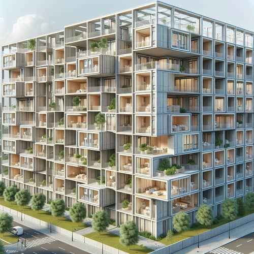 Modern Modular Residential Building Design