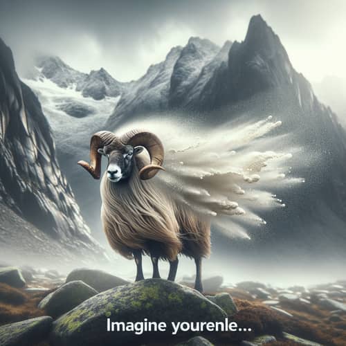 Mountain Sheep Whey Protein Power | Health & Fitness Symbol