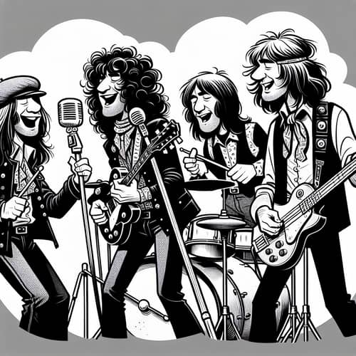 The Rolling Stones: Iconic Black & White Performance Art