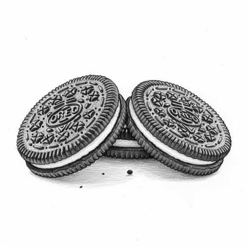 Oreo Cookie Sketch: Centerpiece Design