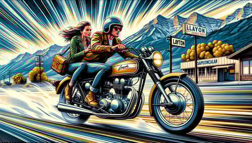 Retro American Motorcycle Ride in Layton Utah