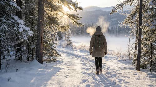 Enchanting Winter Wonderland Walk in 8K Detail