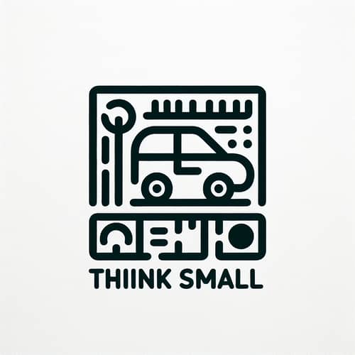 Volkswagen Think Small Art Logo