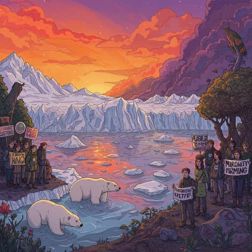 Art of Global Warming: A Visual Perspective