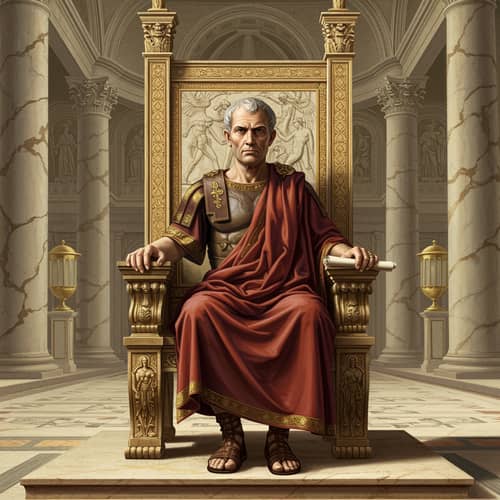 Ancient Roman Philosopher: Wisdom and Majesty