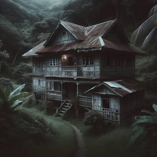 Mysterious Old House in a Secluded Philippine Village