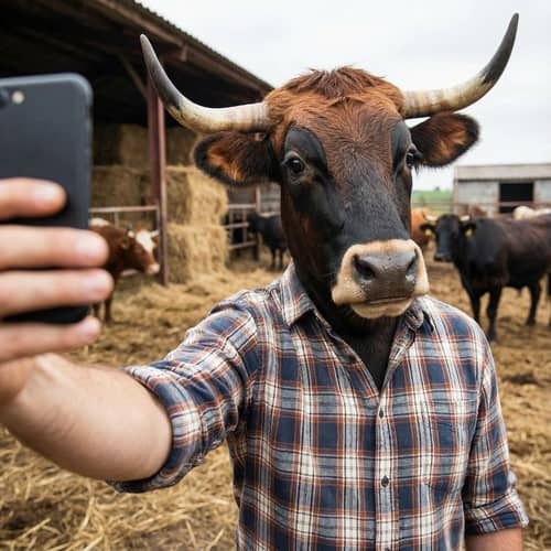 Transform Your Selfie into a Bull Design Transform Your Selfie into a Bull Design
