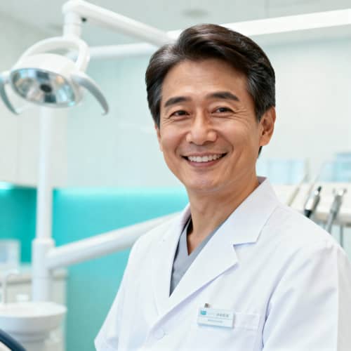 Professional Dentist Headshot of Asian Male Professional Dentist Headshot of Asian Male