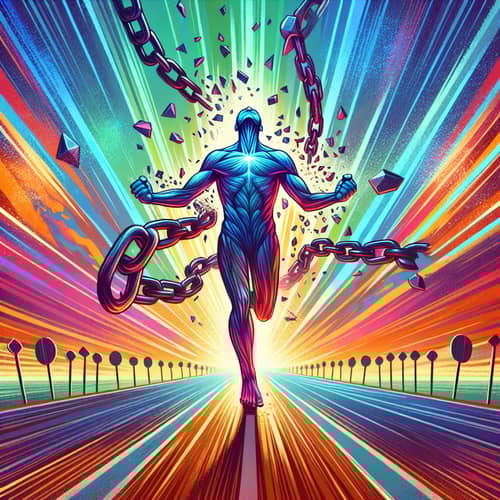 Empowering Illustration of Liberation and Focus