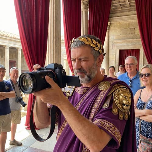 Roman Emperor Meets Modern Technology Roman Emperor Meets Modern Technology