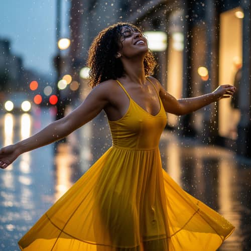 Dancing in the Rain: A Celebration of Beauty
