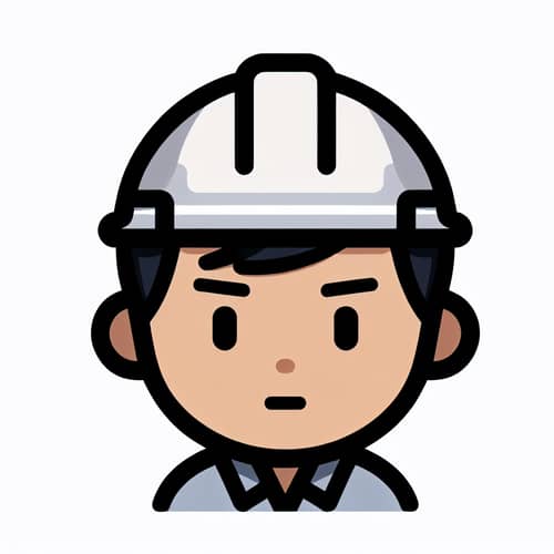Illustration of an East Asian Engineer Avatar