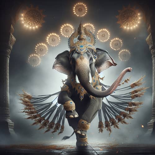Elephant Dance - Majestic Performance