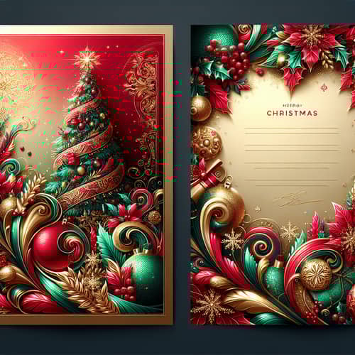 Festive Christmas Template for Company Employees
