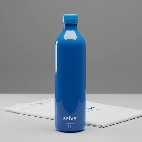 Cobalt Blue 1 Litre Water Bottle - Selva Label