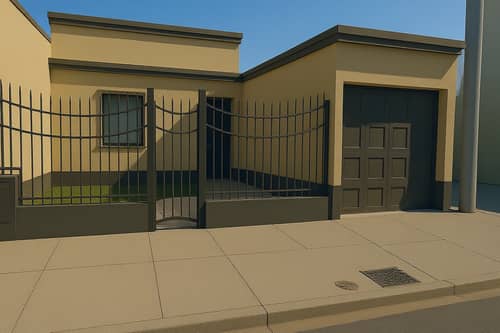 Identify Garage Features: Door and Wall Details