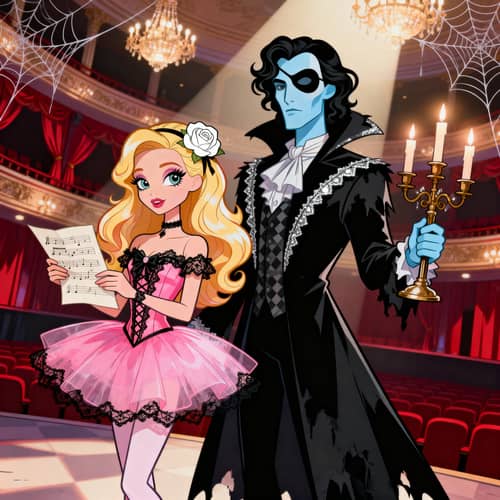 Opera Ghost Christine Daaé in Monster High Style Opera Ghost Christine Daaé in Monster High Style