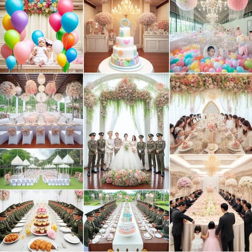 Special Events: Birthdays, Wedding, Dinner, Death Anniversary, Baby Showers, Engagement Celebrations & More
