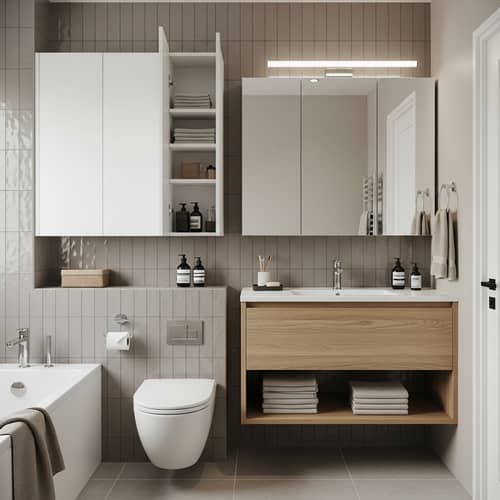 Eliminate Visual Noise in Your Bathroom