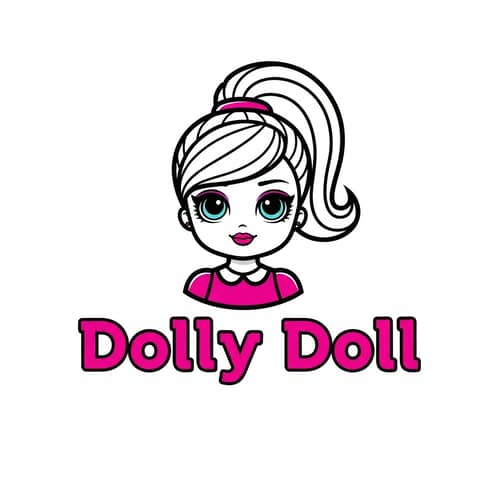 Dolly Doll Meme Coin Logo & Design